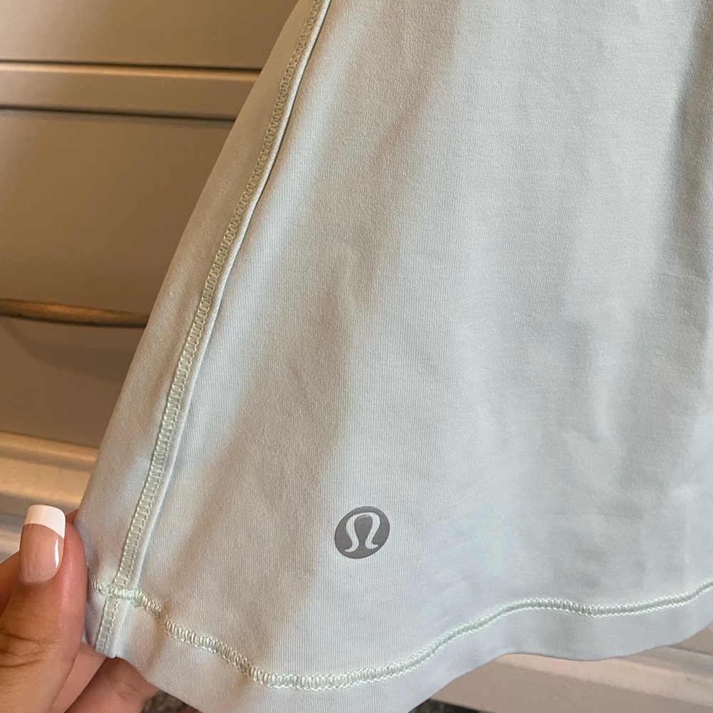 Lululemon light green/blue mesh tank size 8 but looks smaller